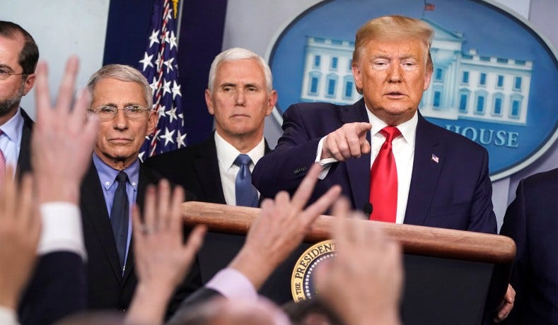Image result for Trump press conference coronavirus Image result for Trump press conference coronavirus