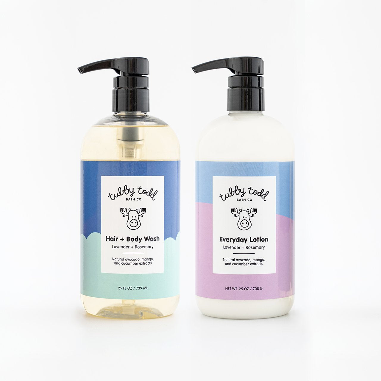 Tubby Todd Bath Co. The Wash & Lotion Bundle Lavender and Rosemary Tubby Todd Bath Co. The Wash & Lotion Bundle Lavender and Rosemary