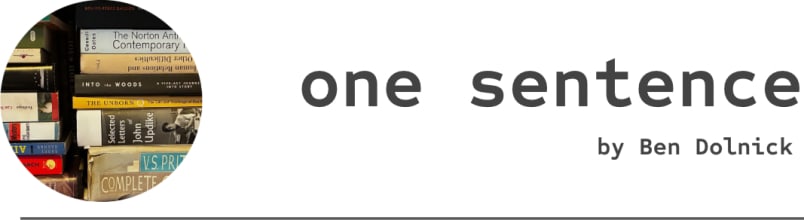 One Sentence