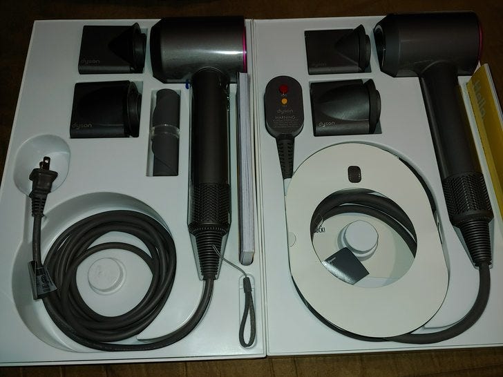 Counterfeit Dyson Supersonic in depth - dyson post - Imgur