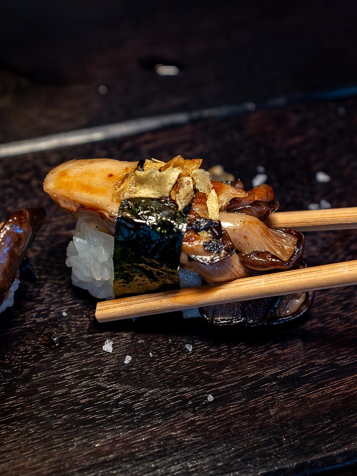 Top row: Uchiko Denver, Bottom row: Convivio Cafe LoDo | Photos: Laura/New Denizen