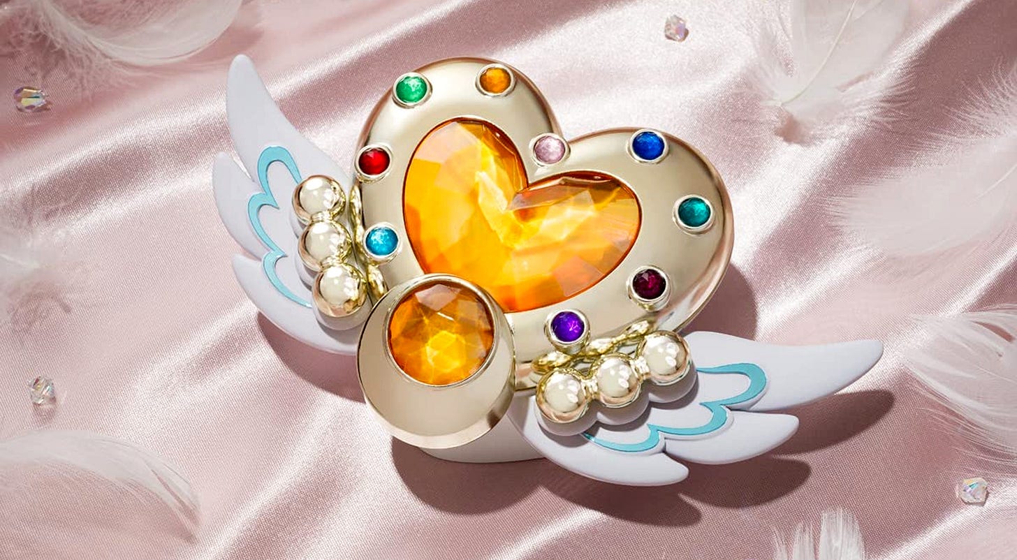 Sailor Moon Cosmos Eternal Moon Article Proplica Brooch.