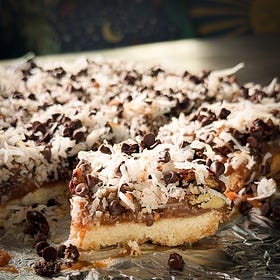 Bourbon Vanilla Caramel Bars