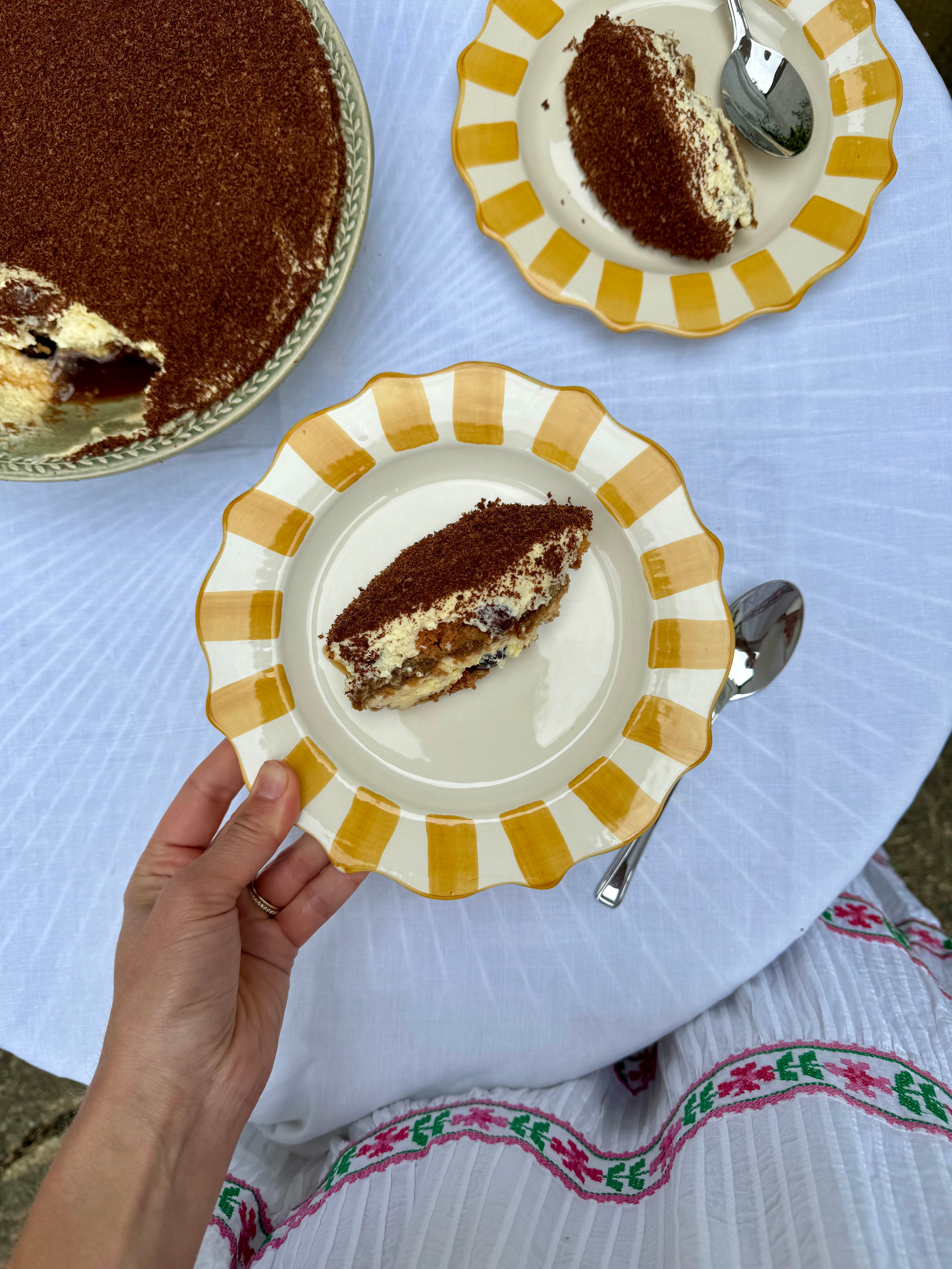 CHERRY TIRAMISU - Come For Supper by Alexandra Dudley