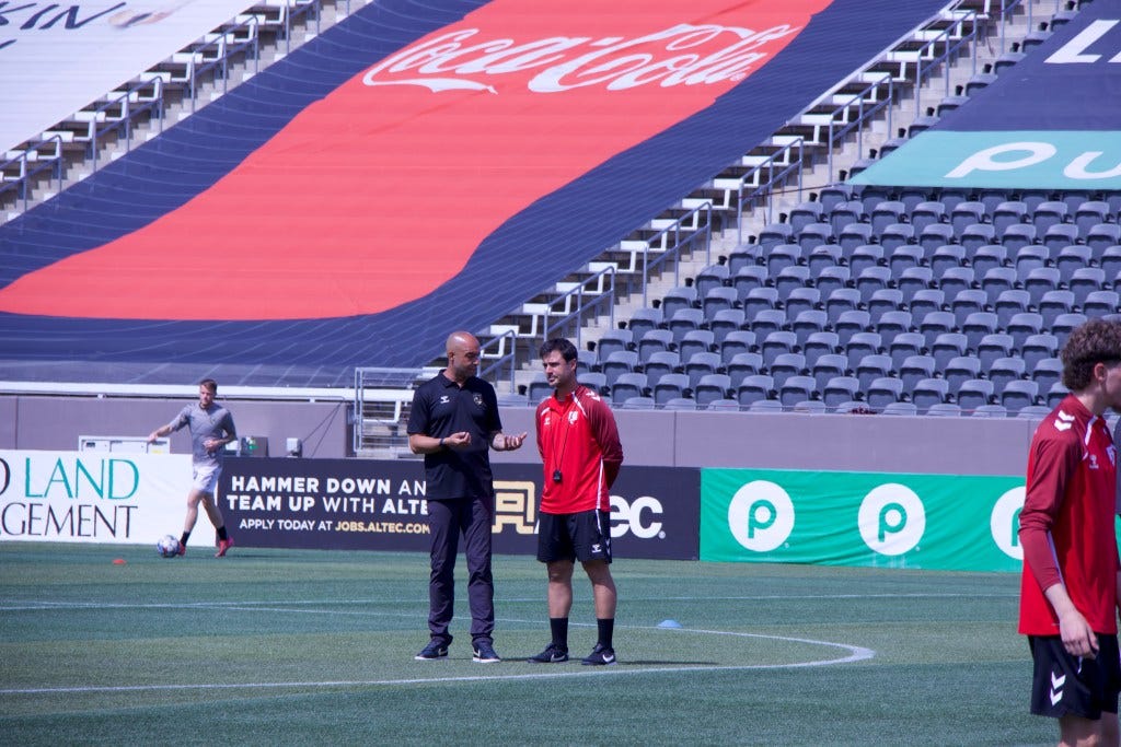Mark Briggs and Carlo Schiovani