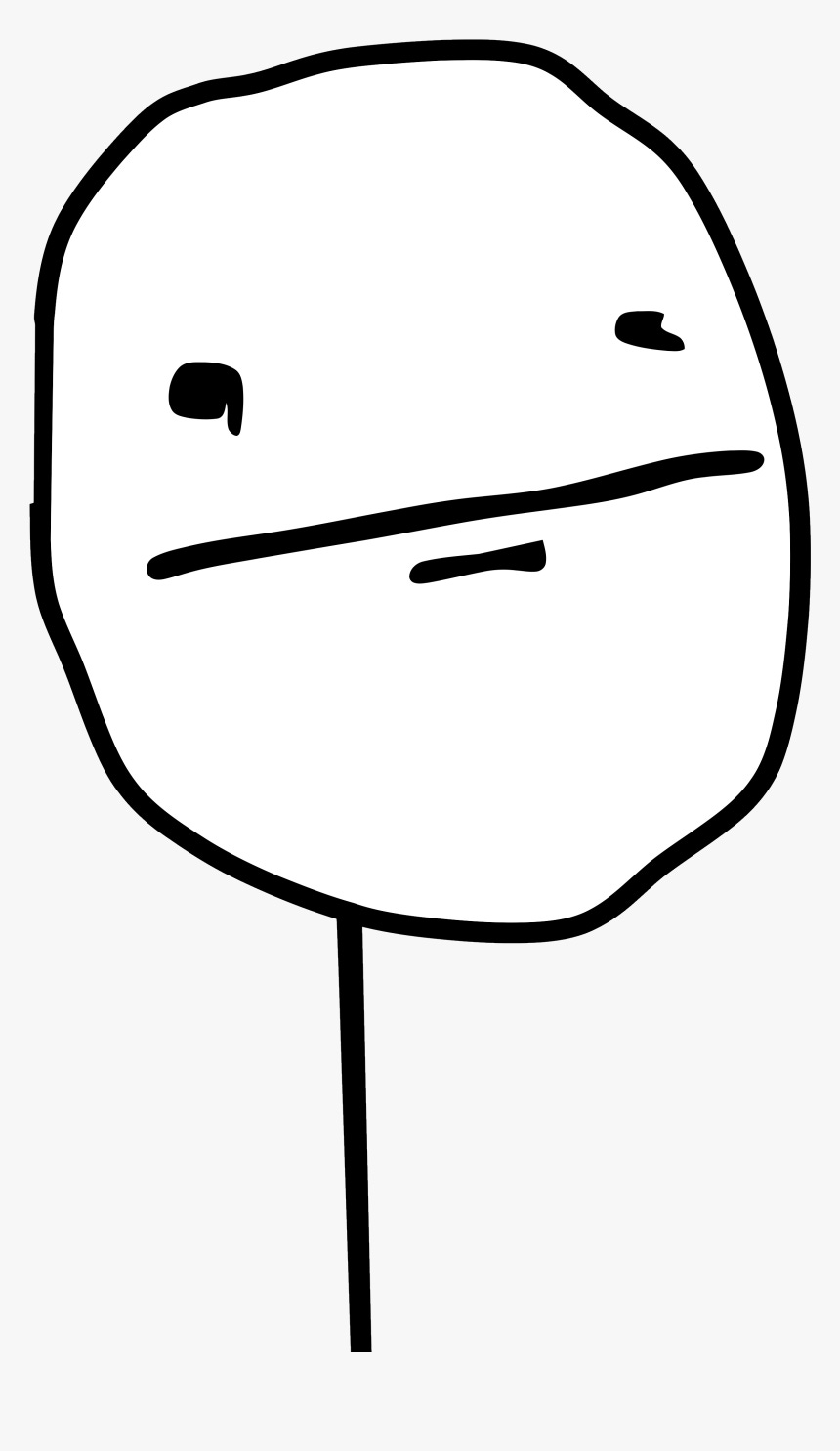 Poker Face Meme Png - Poker Face Meme Face Png, Transparent Png ,  Transparent Png Image - PNGitem