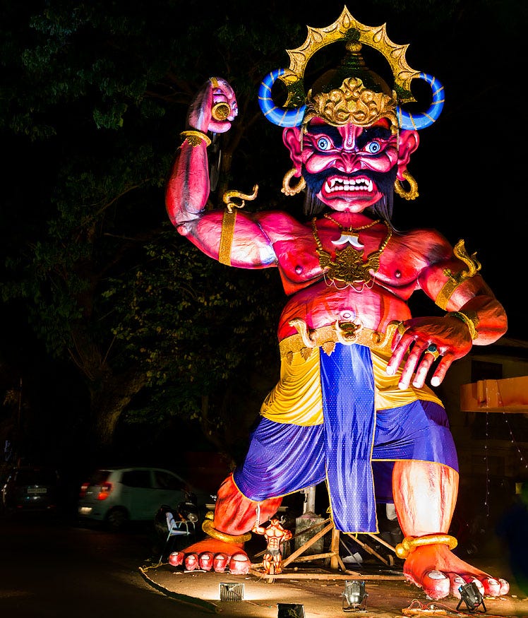 Narkasur in Mala, Panjim Narkasur in Mala, Panjim