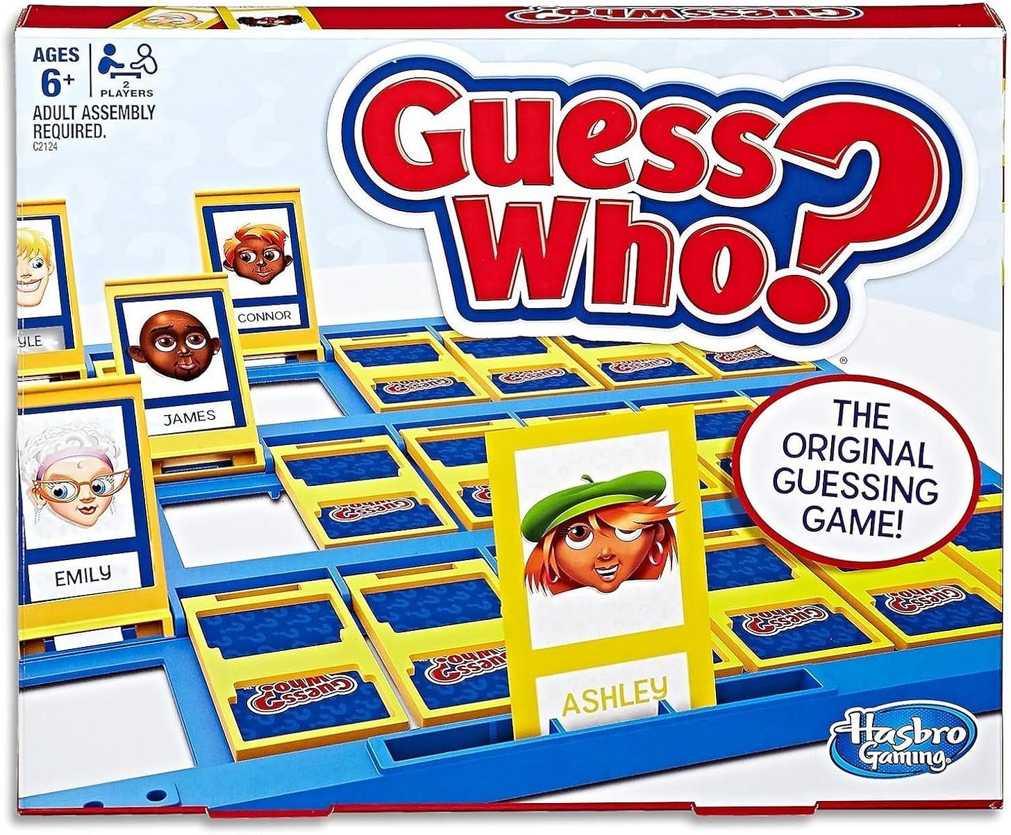 Hasbro Gaming Guess Who? Original Guessing Game for Kids 6 & Up in ...