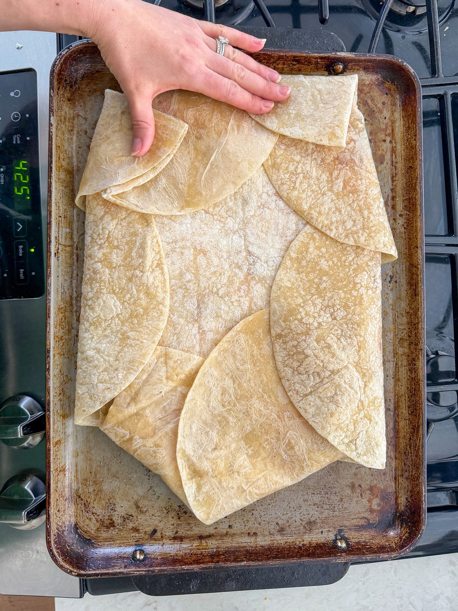 this is how you can make golden and uniformly crunchy quesadillas without even flipping them