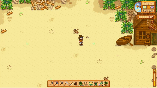 'You found a lost book!' In-game animation from Stardew Valley