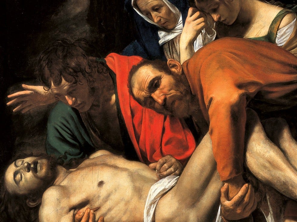 Caravaggio, Deposition from the Cross Caravaggio, Deposition from the Cross