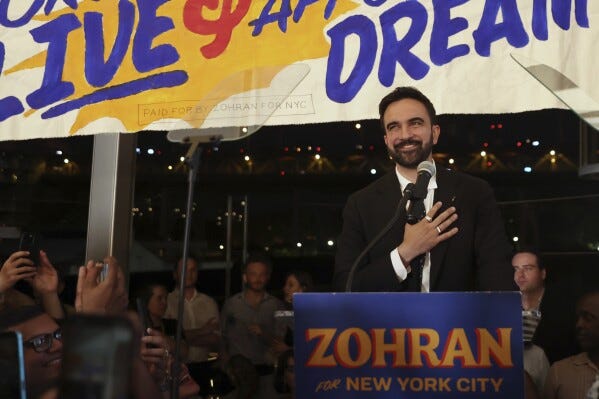 Mamdani declares victory in NYC's Democratic mayoral primary as Cuomo  concedes | AP News