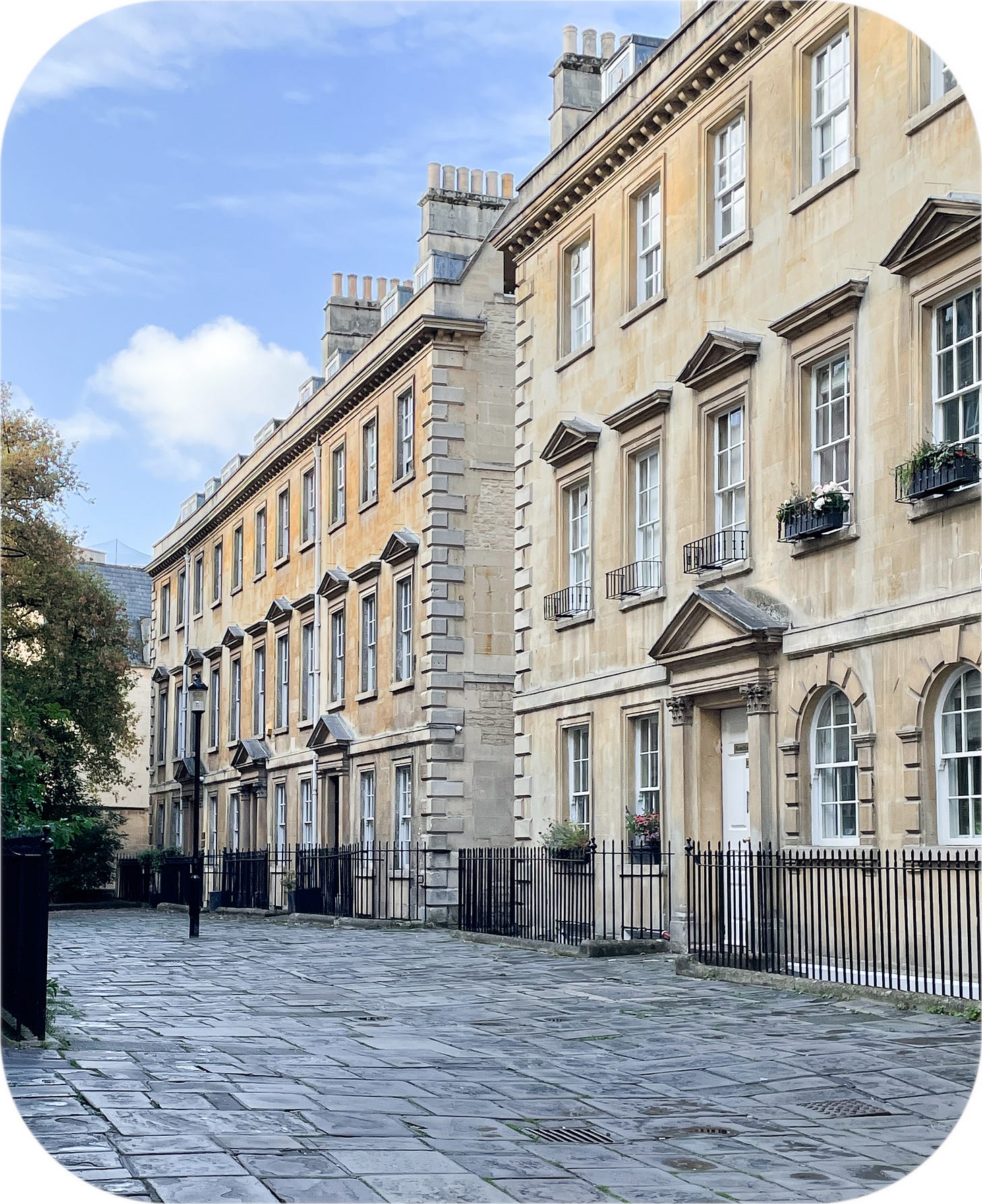 Georgian town houses, Bath, England