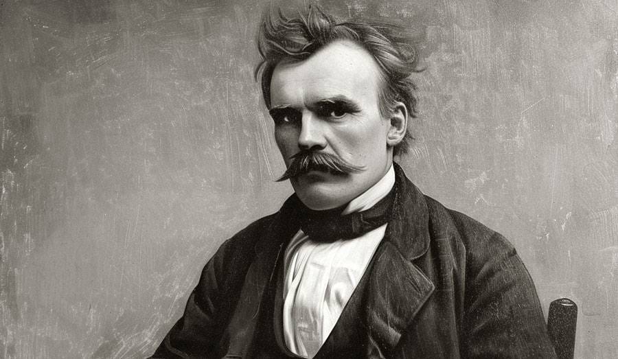 Portrait of Nietzsche - Image 1 of 7