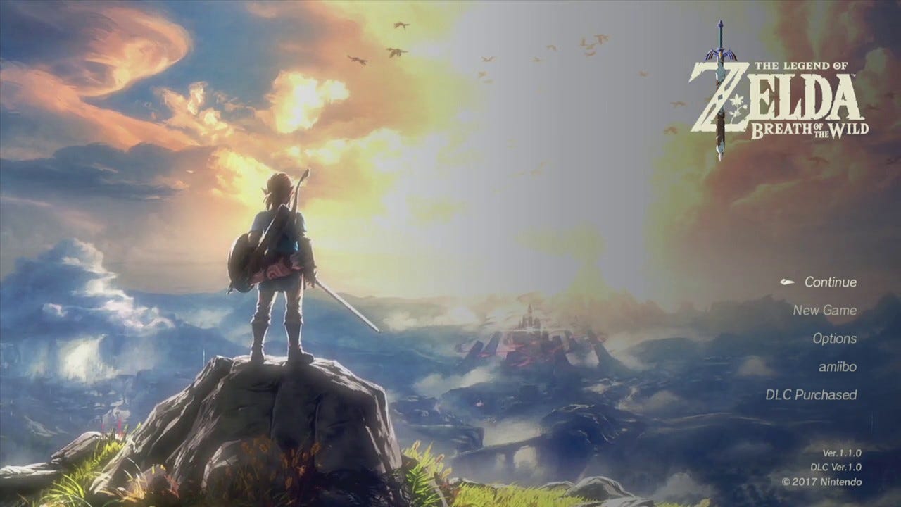 The Legend of Zelda: Breath of the Wild - Title Screen The Legend of Zelda: Breath of the Wild - Title Screen