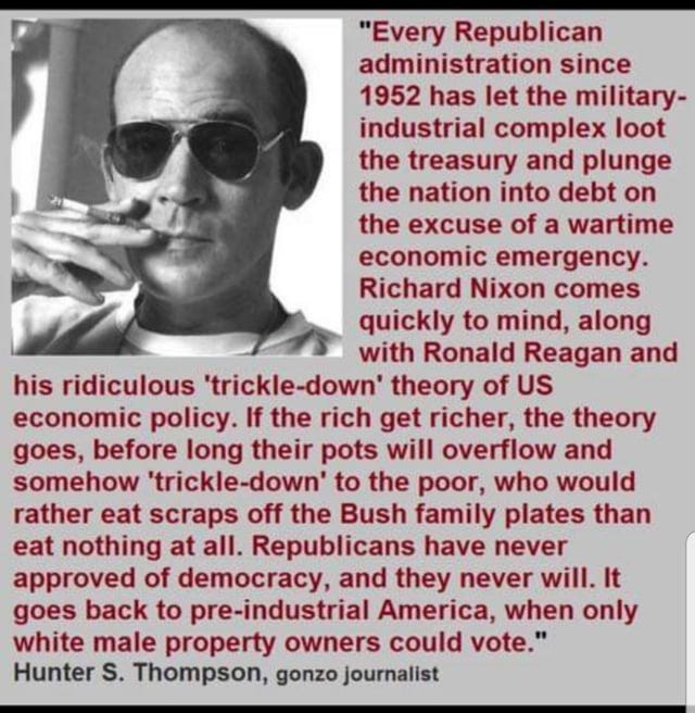 r/huntersthompson - Genius