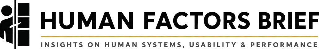 The Human Factors Brief