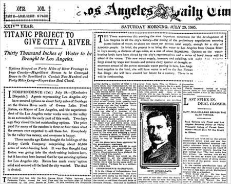 The L.A. Aqueduct at 100 - Los Angeles Times The L.A. Aqueduct at 100 - Los Angeles Times