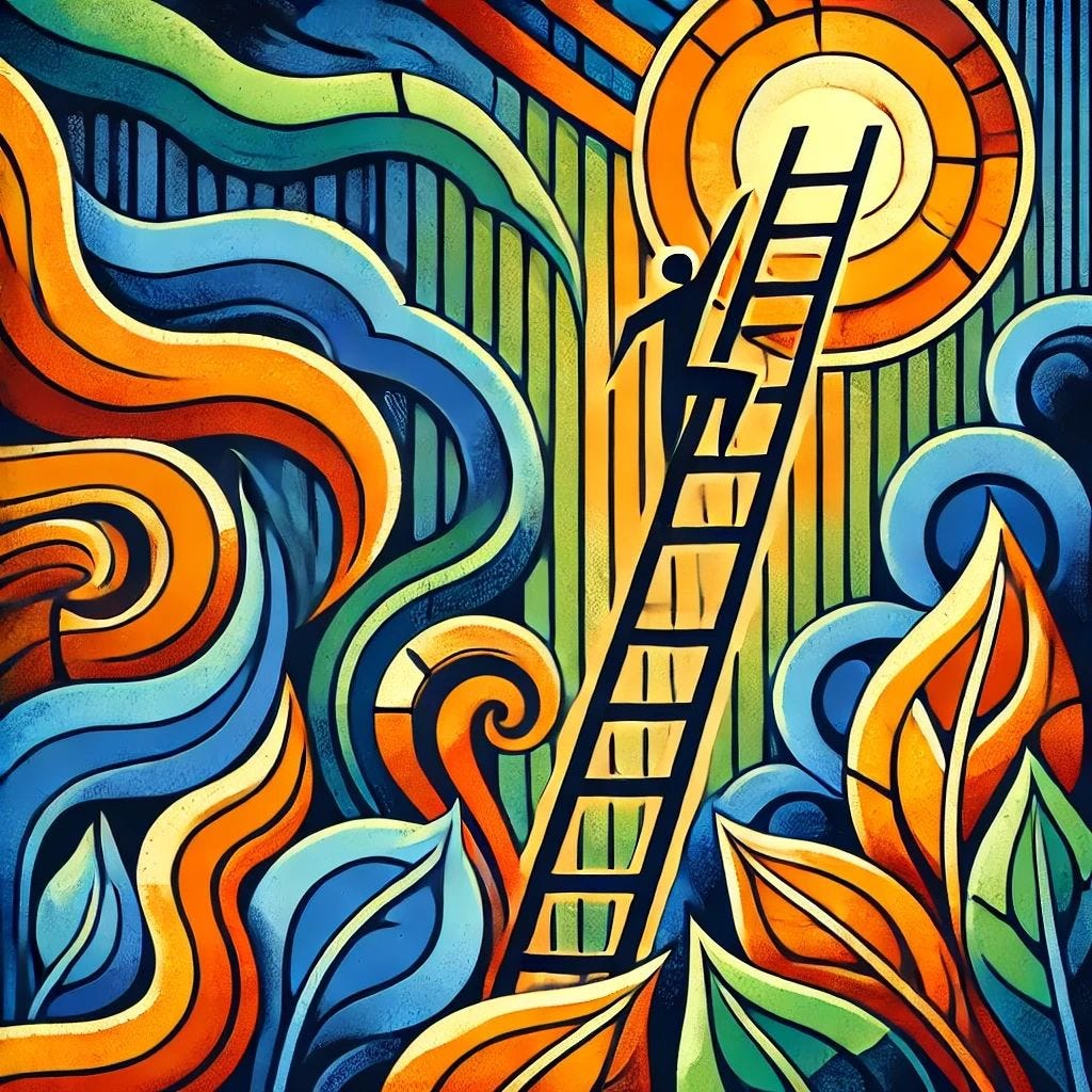 Climb the ladder to achieve your ambitious goals 