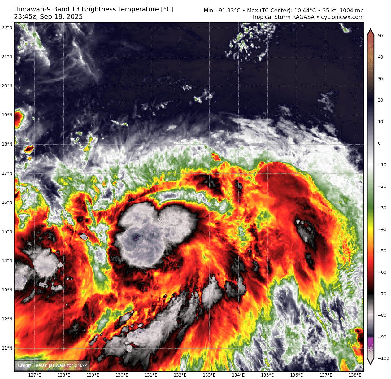Invest 90W satellite image