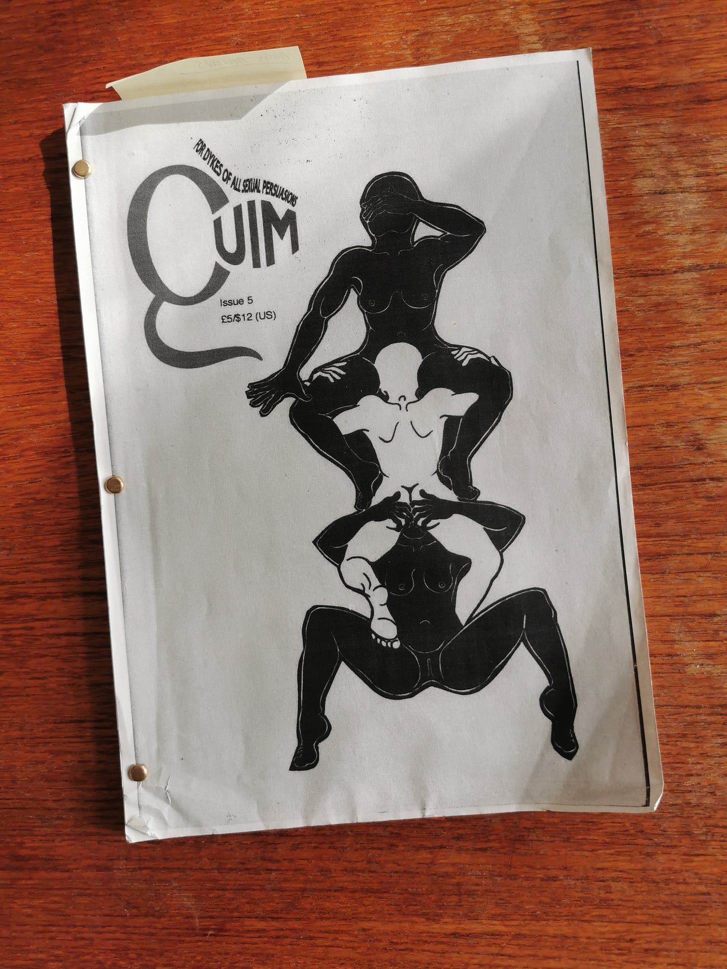 Cover of Quim Magazine 5 from 1994