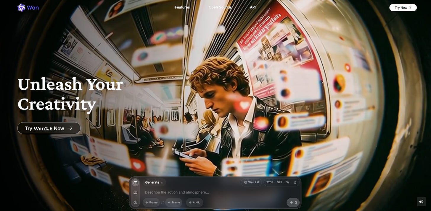 Wan 2.1 video model on wan.video