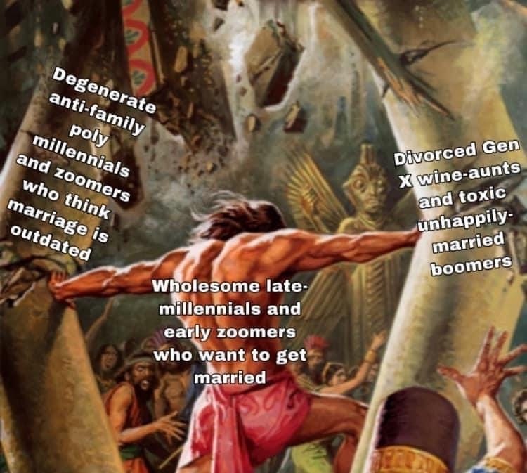 Reject degeneracy embrace tradition - Meme by Chumbawumba :) Memedroid