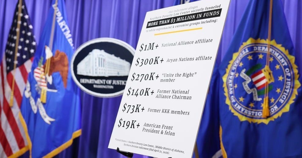 DOJ expands case against SPLC over alleged KKK payments