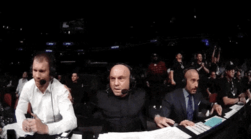 Joe Rogan Reaction GIF by UFC Joe Rogan Reaction GIF by UFC