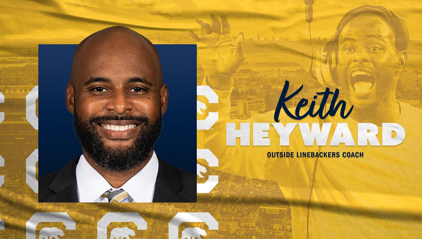 Keith Heyward Named Outside Linebackers Coach Keith Heyward Named Outside Linebackers Coach