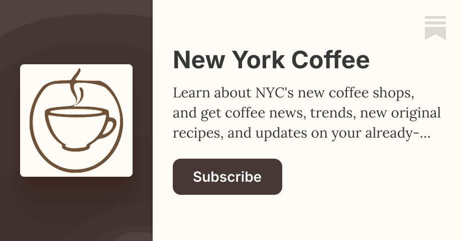 New York Coffee | Substack