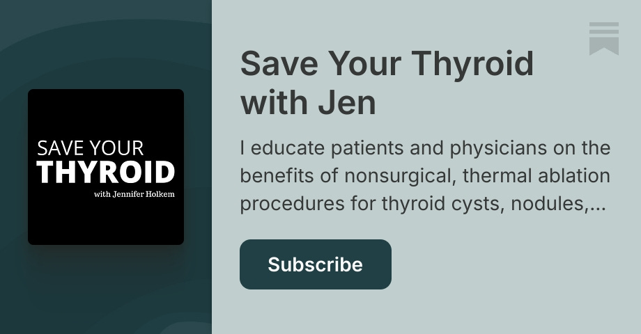 Save Your Thyroid with Jennifer Holkem | Jennifer Holkem | Substack