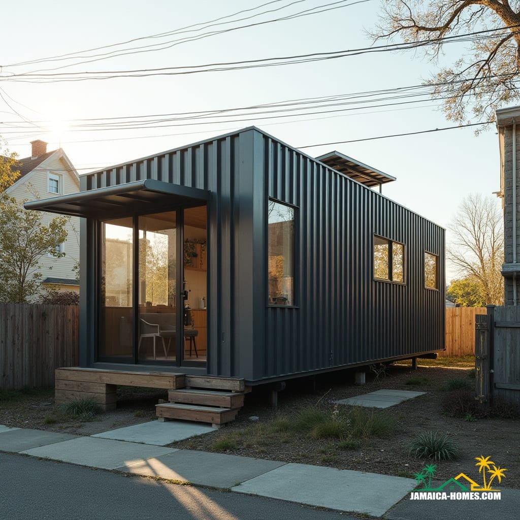 Urban Steel-Clad Mini Home