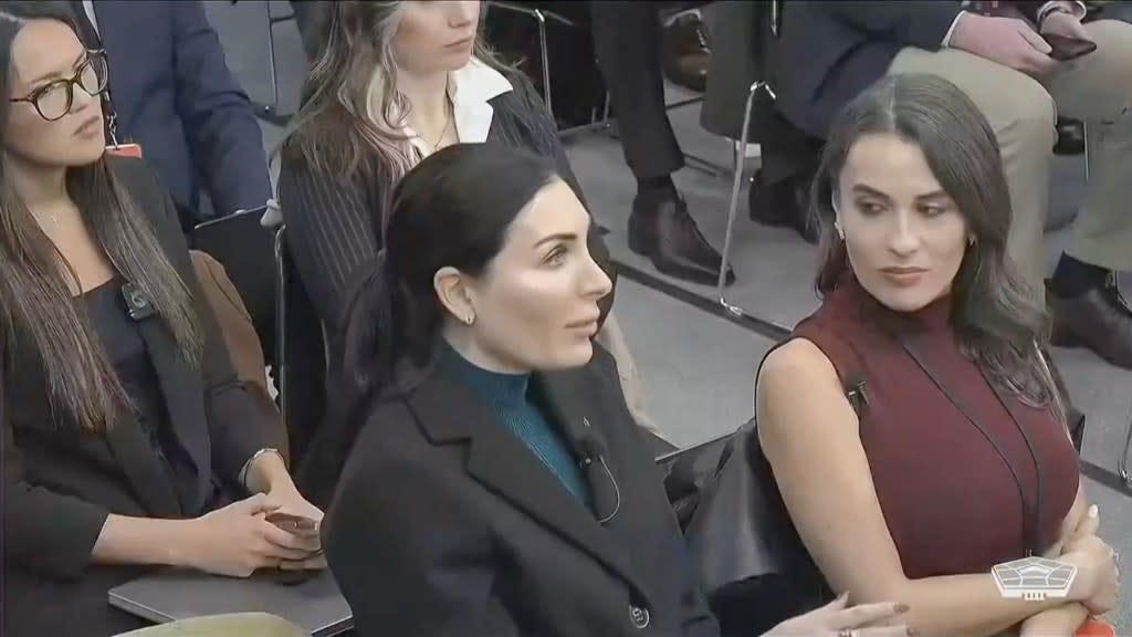 Right-wing firebrands Laura Loomer was also in attendance at the Department of War briefing at the Pentagon on Tuesday. U.S. Department of War