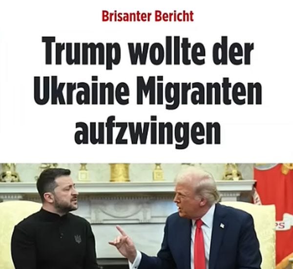Na Ukrainę trafia świeża krew: Zełenski jest gotowy przyjąć jutro 350 tys. migrantów. Na Ukrainę trafia świeża krew: Zełenski jest gotowy przyjąć jutro 350 tys. migrantów.