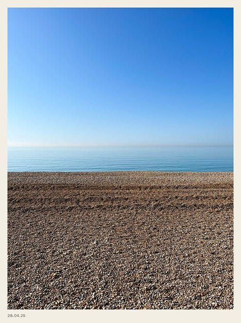 A gallery of images of the English coast across one year