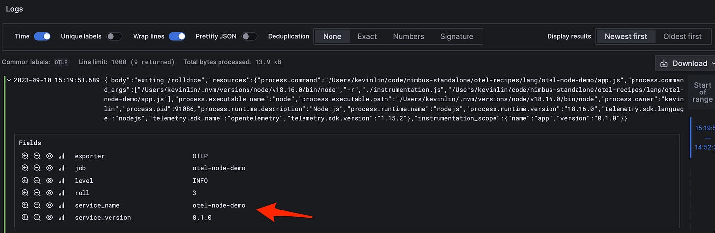 Logging with OpenTelemetry and Loki - by Kevin Lin