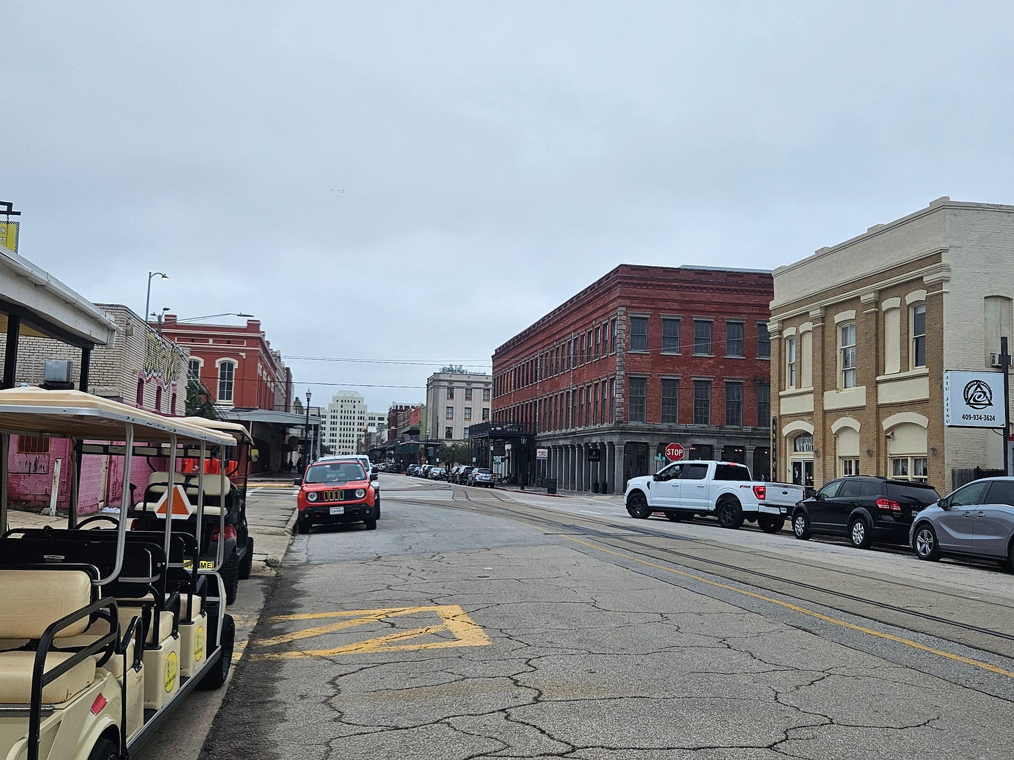 The Strand in historic Galveston