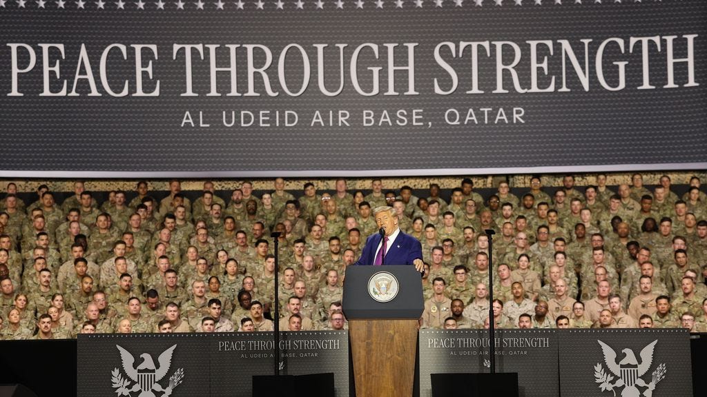 Trump calls for ending war after Iran's retaliatory missile attack
