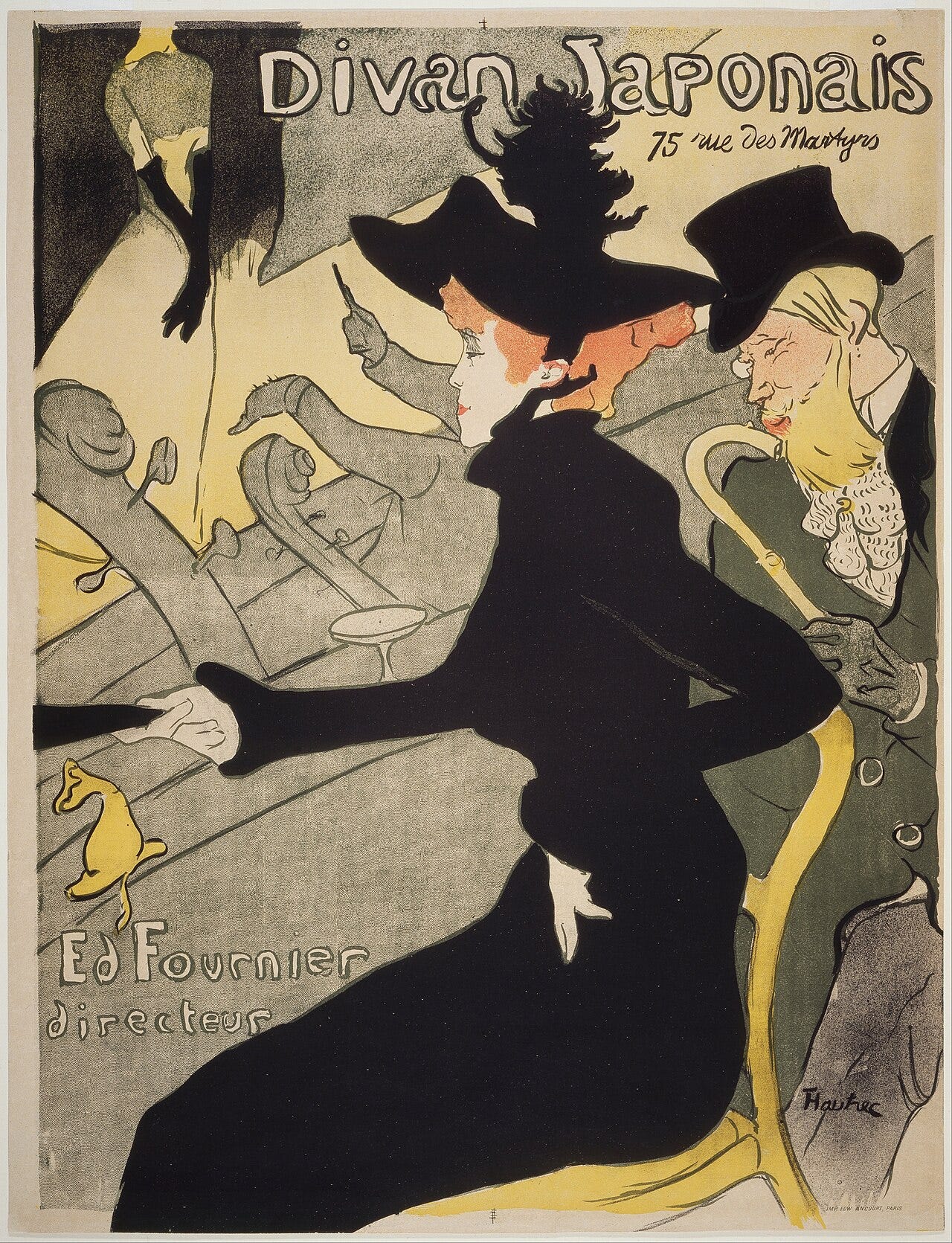 Toulouse Lautrec Divan Japonais poster Toulouse Lautrec Divan Japonais poster