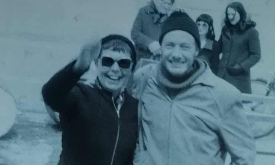 Máiréad Robinson and her husband Tim on the quayside at the harbour on Inis Mór, one of western Ireland’s Aran Islands, where they lived in the 1970s and 80s Máiréad Robinson and her husband Tim on the quayside at the harbour on Inis Mór, one of western Ireland’s Aran Islands, where they lived in the 1970s and 80s