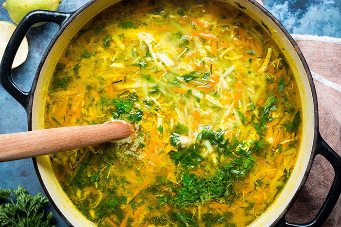 ginger turmeric chicken soup