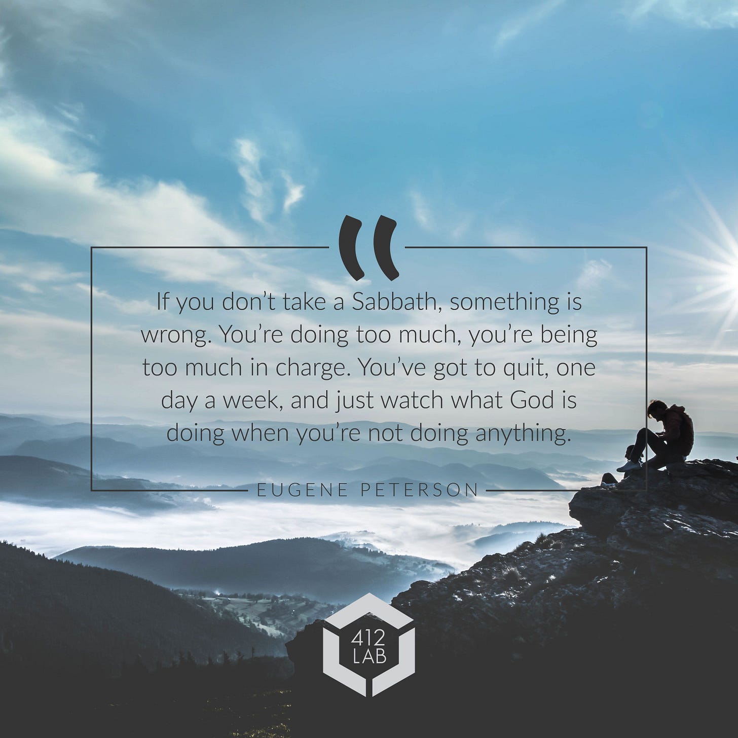 Quote from Eugene Peterson #churchcomm #churchgraphics #churchcommunication  | Eugene peterson, Eugene peterson quotes, Spiritual quotes