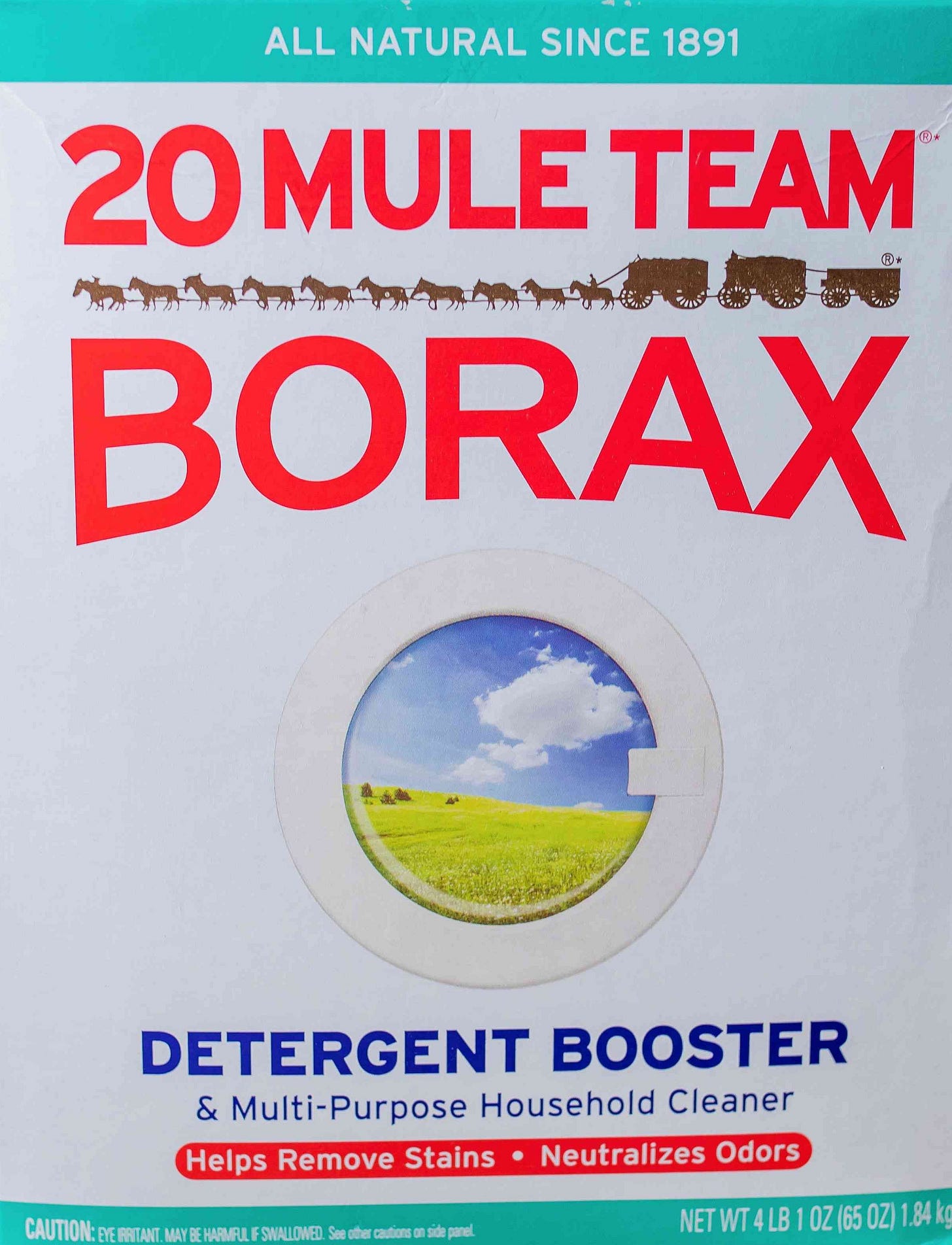 Picture of a Borax laundry box