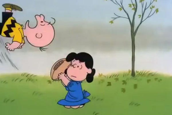 Charlie Brown, Lucy and the Football - LA Times