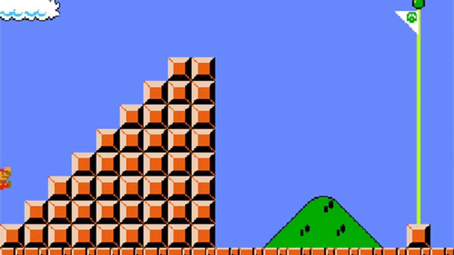 Flagpoles and Mario – The Library