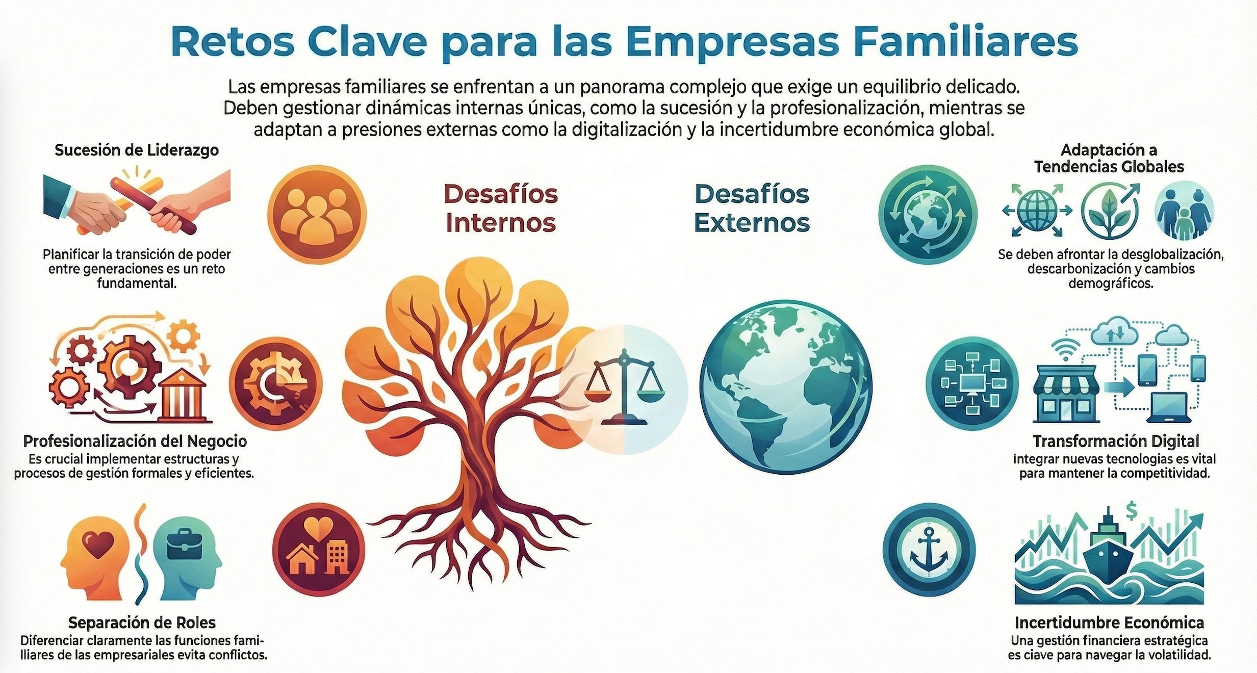 Retos en las empresas familiares - by Business acumen