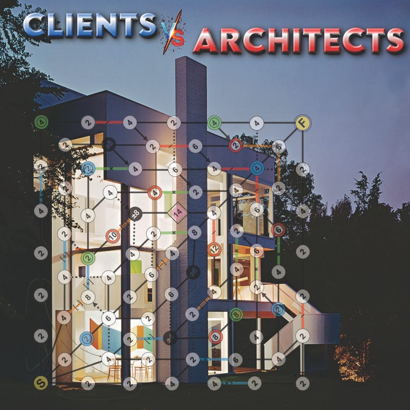 clients versus architects board game kickstarter crowdfunding art lincoln stoller