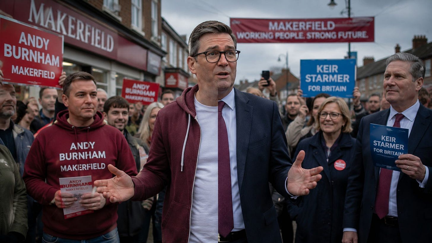 Keir Burnham, the nation’s first fully focus-grouped human being.” Keir Burnham, the nation’s first fully focus-grouped human being.”
