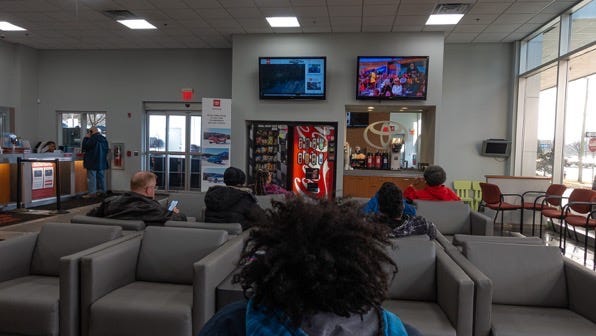 Toyota dealer waiting room Toyota dealer waiting room